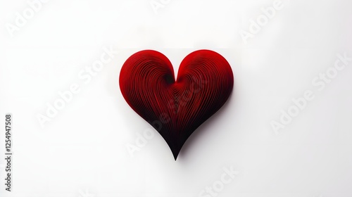 Minimalist and elegant Valentine s Day typographic design with a heart shaped accent  Stylish and modern layout for greeting cards invitations or other romantic holiday materials