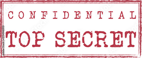 Top Secret, Confidential in red ink stamp