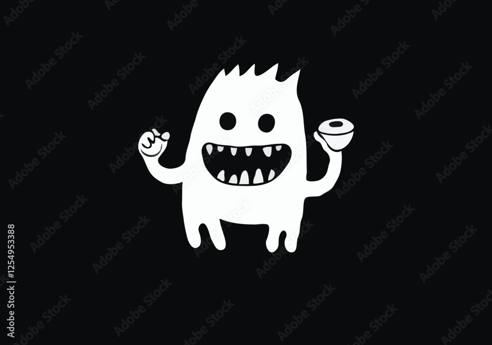 Fototapeta premium funny cartoon character
