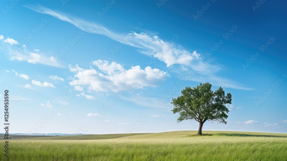 Obraz premium landscape lonely tree