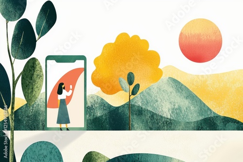 Social media campaign showcasing regional influence in nature