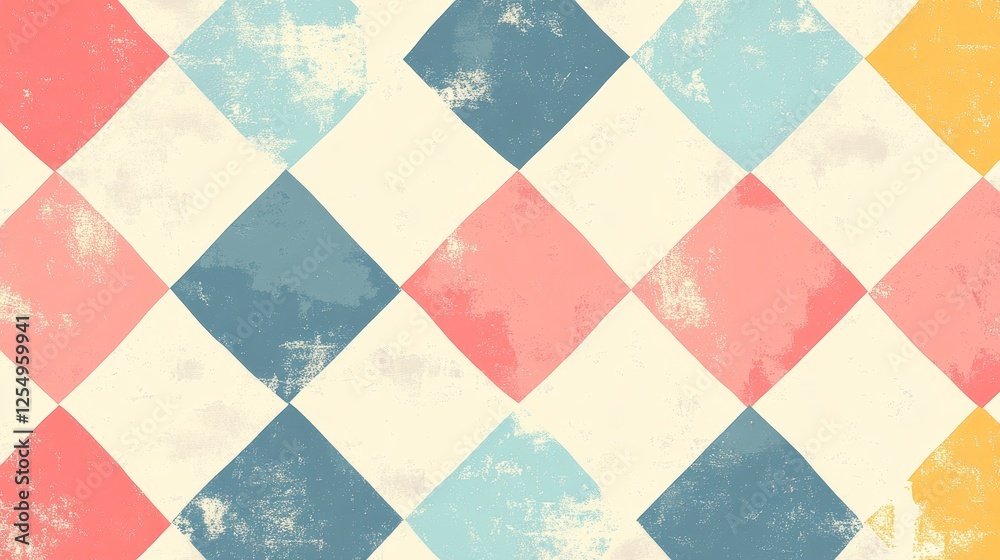 abstract pastel colored rhombs patterns on light background abstract pastel colored rhombs patterns on light background