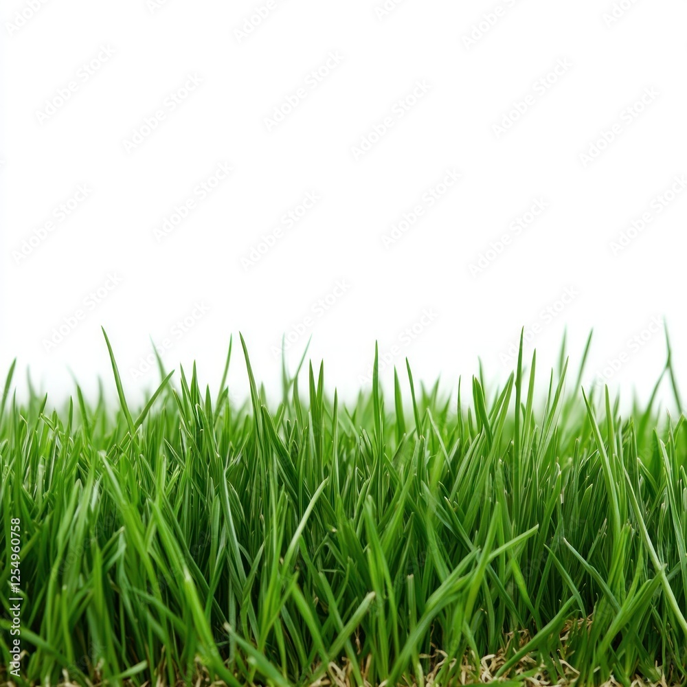 Lush green grass border, isolated, nature background, website design Lush green grass border, isolated, nature background, website design