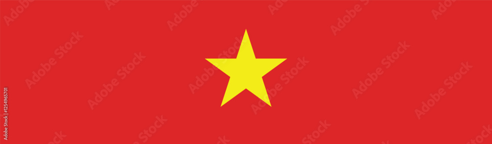 Vietnam flag long banner digital vector illustration Vietnam flag long banner digital vector illustration