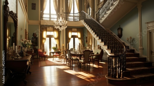 interior antebellum house