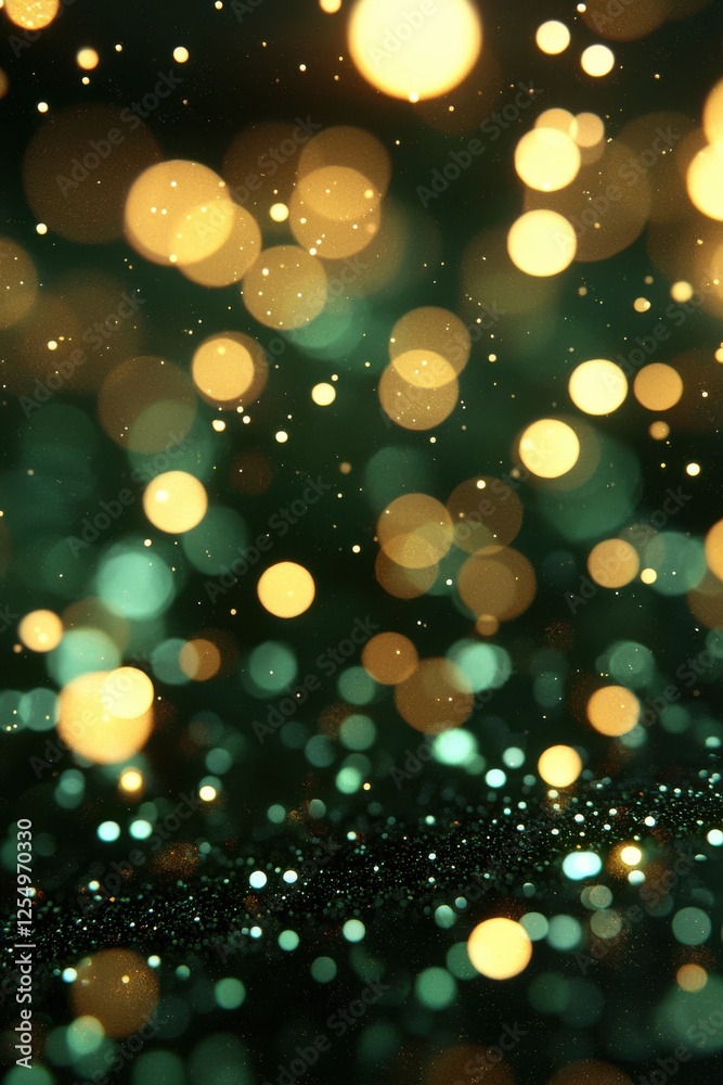 Bright and vibrant bokeh lights create a magical atmosphere during a festive celebration at night Bright and vibrant bokeh lights create a magical atmosphere during a festive celebration at night