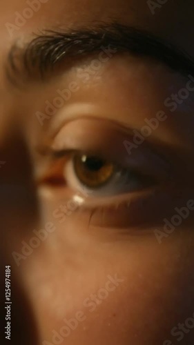close-up eye diagnosis