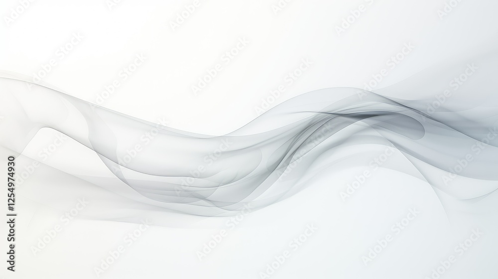 Obraz premium fragile smoke white background