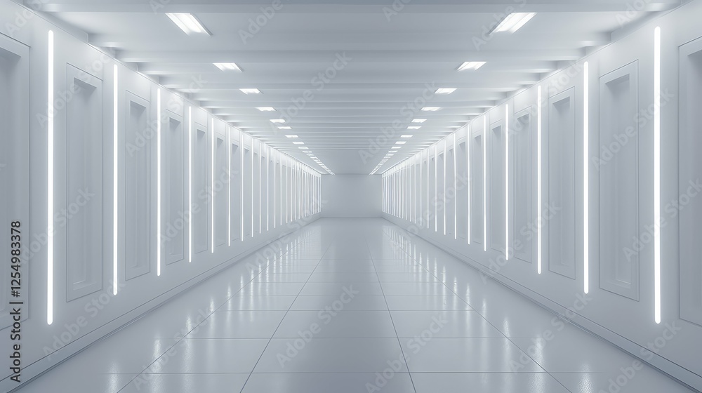 corridor fluorescent light corridor fluorescent light