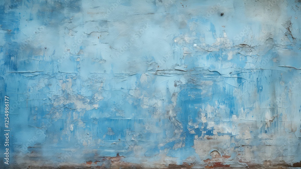 Fototapeta premium distressed blue background wall