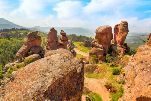 Fototapeta Naklejka Na Ścianę i Meble -  Cliff rocks close-up, Belogradchik, Bulgaria