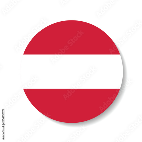 Free Download Austria circle flag logo icon digital vector illustration - GFXLoad
