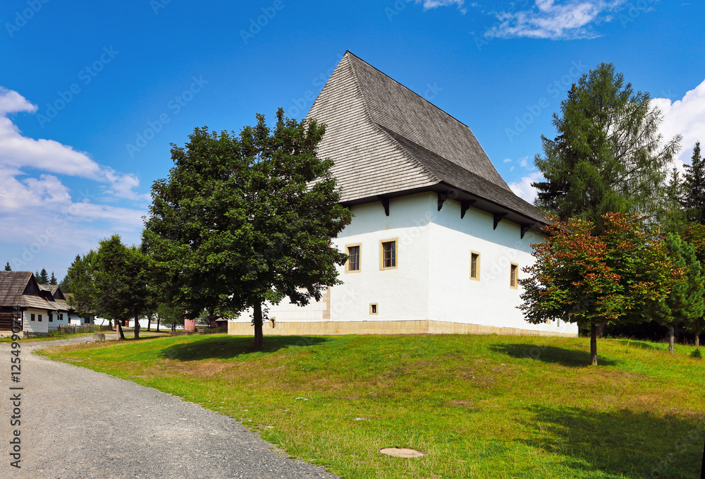 Old traditional wooden houses of village Pribylina in Liptov region - Slovakia Old traditional wooden houses of village Pribylina in Liptov region - Slovakia