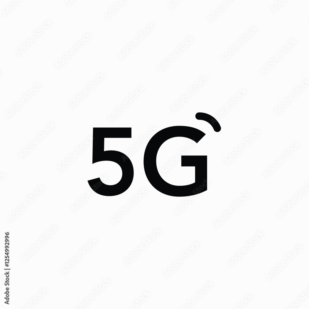 5G Icon, vector, sign and symbol for internet and electronic devices fully editable vector template 5G Icon, vector, sign and symbol for internet and electronic devices fully editable vector template