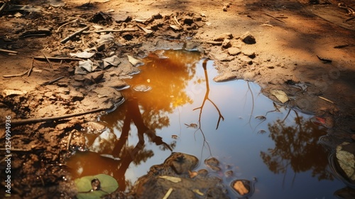 road stagnant water