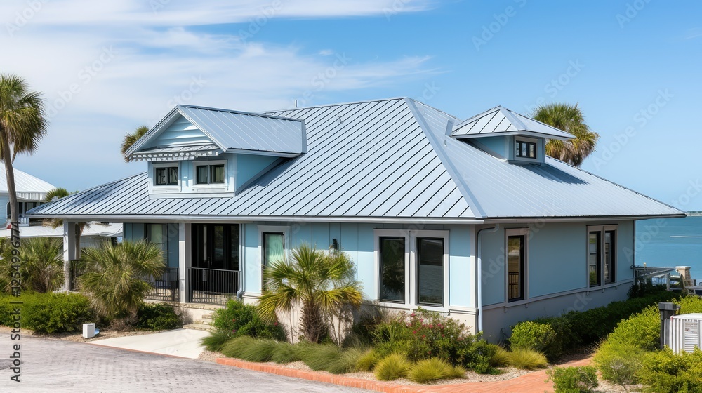 coastal flat metal roof coastal flat metal roof