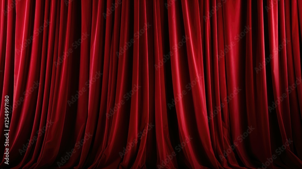 Fototapeta premium theater red no circle