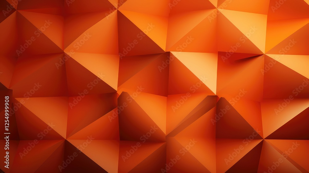 Obraz premium texture orange triangles background