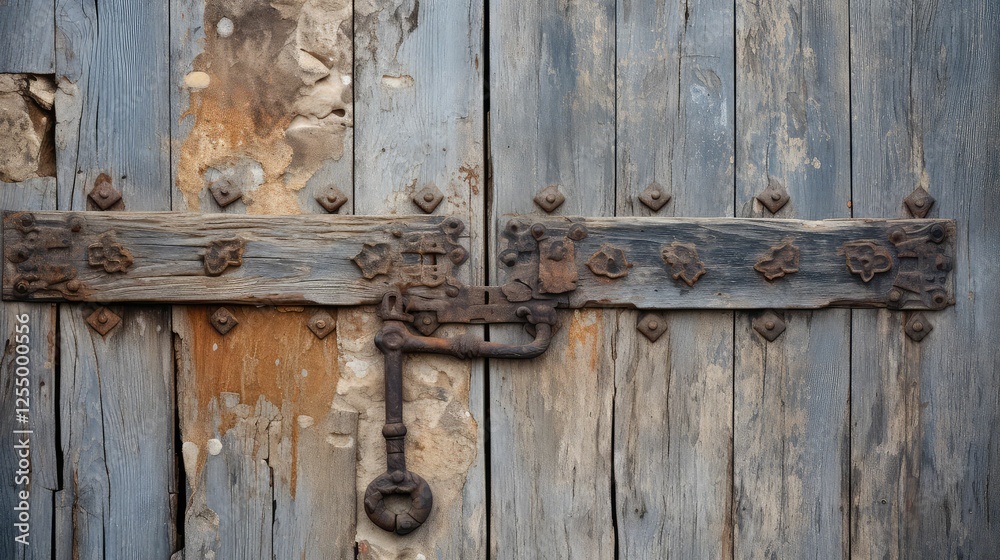 intricate old door intricate old door