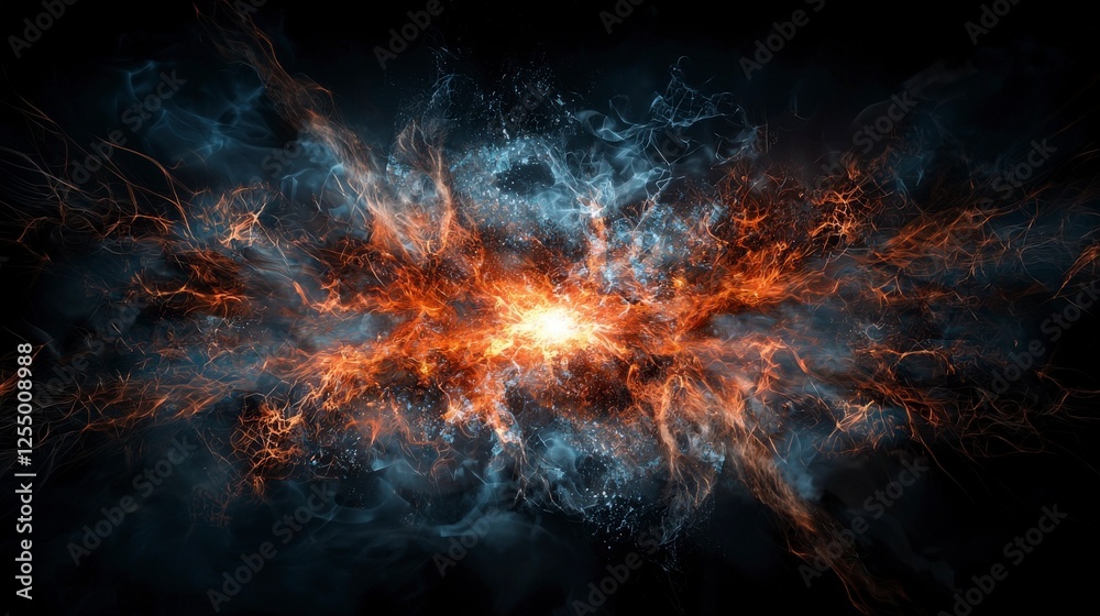 Radiating energy explosion cosmic space digital art dark environment abstract viewpoint dynamic concept Radiating energy explosion cosmic space digital art dark environment abstract viewpoint dynamic concept