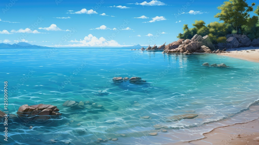 relaxing tranquil water