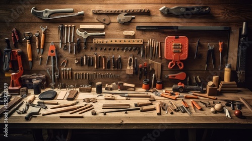 Obraz na płótnie saws tools wood