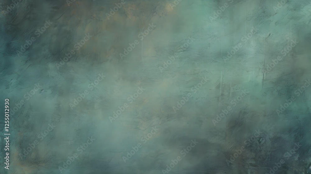 Textured Teal Green Abstract Background Artistic Wall Painted Surface Design Element Textured Teal Green Abstract Background Artistic Wall Painted Surface Design Element