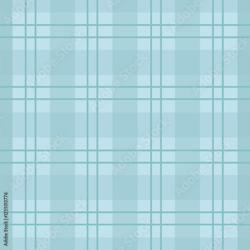 Minimalistic classic tartan check in light blue colors