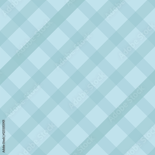 Minimalist rhombus pattern in light blue tones