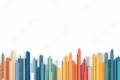 Colorful Cityscape Illustration