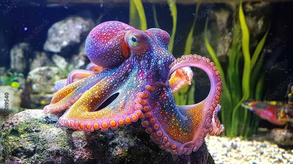 Obraz premium Best Octopus Changing Color