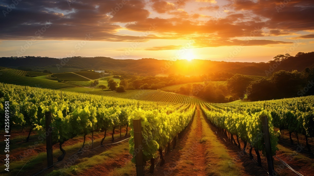 Naklejka premium aging wine process