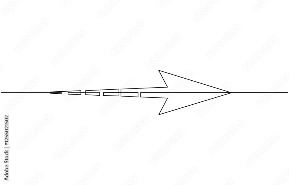 Black arrow icon line continuous drawing vector, Single line cursor arrow icon. Background of drawing one line on a white background. Black arrow icon line continuous drawing vector, Single line cursor arrow icon. Background of drawing one line on a white background.