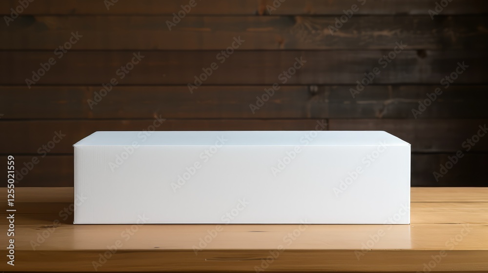 Fototapeta premium empty open blank box