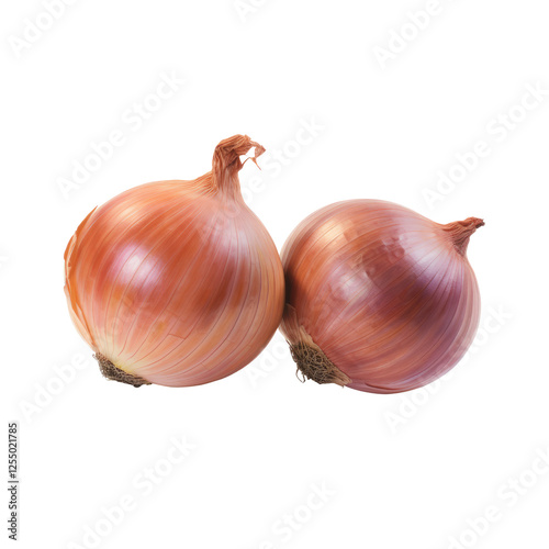 Wallpaper Mural red onions isolated on transparent white background, clipping path Torontodigital.ca