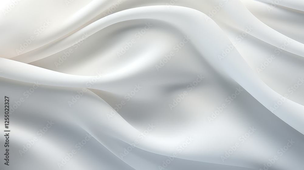 Fototapeta premium fabric white wavy texture