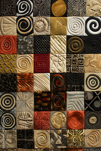 Intricate Array of Geometric and Free-Form QP Quilting Patterns