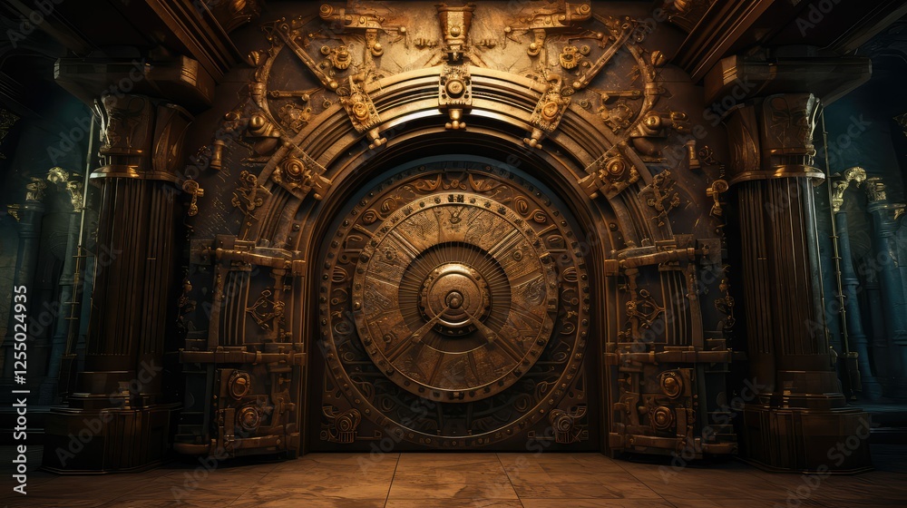 Obraz premium carvings vault doors