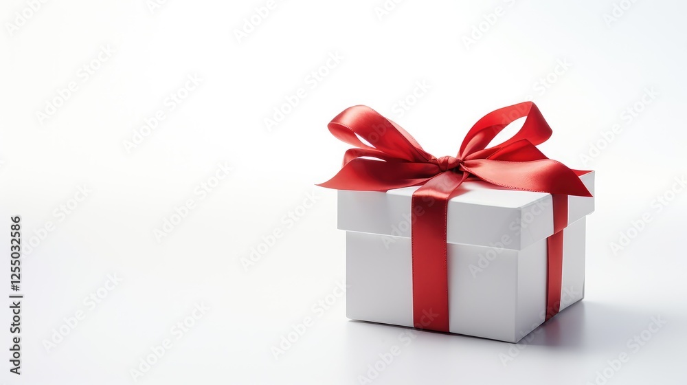 Obraz premium box holiday gift background white