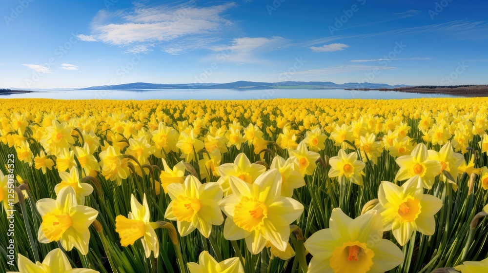 Fototapeta premium flowers springtime daffodils