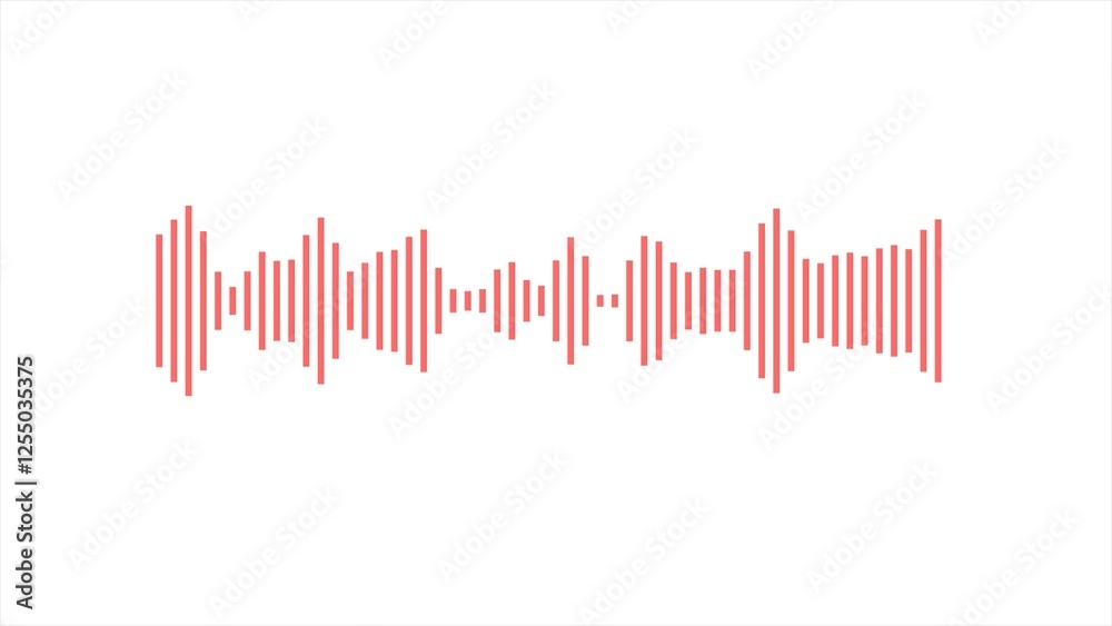 Digital interface. Music equalizer, audio waves or Sound wave audio spectrum. Audio sound waves illustration on white background. Digital interface. Music equalizer, audio waves or Sound wave audio spectrum. Audio sound waves illustration on white background.