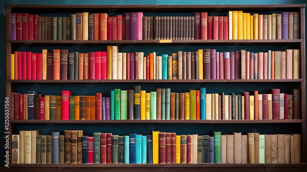 organization shelf of books organization shelf of books