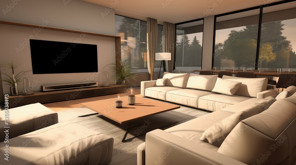 Fototapeta premium coffee virtual house