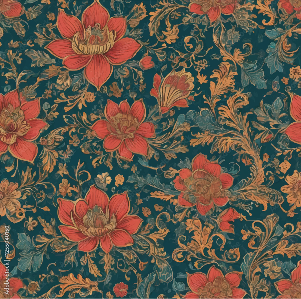 seamless floral pattern seamless floral pattern