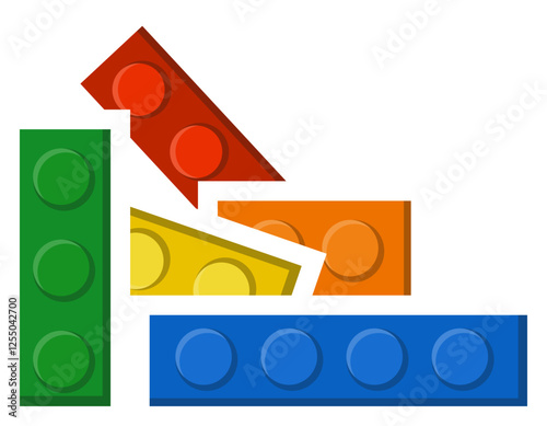 Colorful Blocks Corner