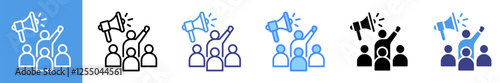 Spectators Multistyle Icon Set