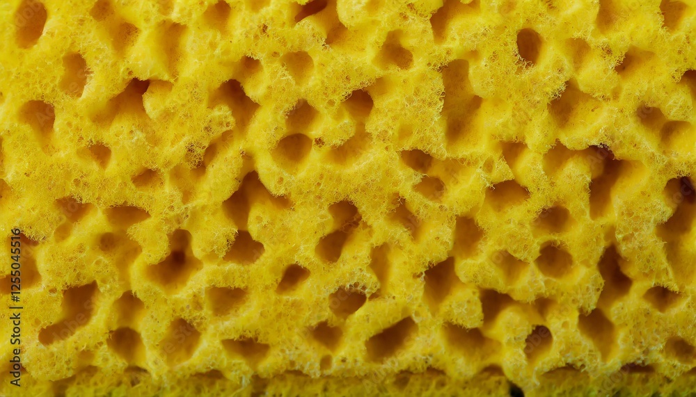 Yellow sponge texture macro close-up abstract pattern background Yellow sponge texture macro close-up abstract pattern background
