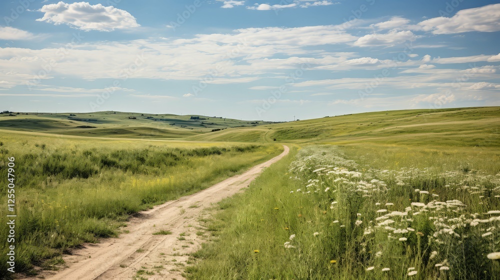 Obraz premium slide rough road