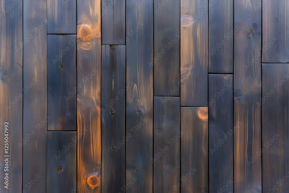 Fototapeta premium Dark Wood Plank Background Texture