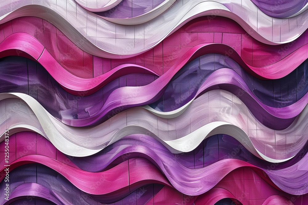 Textured Abstract Pink and Purple Wave Design . Textured Abstract Pink and Purple Wave Design .